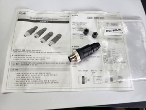 초25119/삼원 액트 컨넥터 M12A-B4M-S35 미사용제품