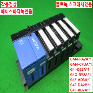 노13328/PLC세트/GM4-PA2A/GM4-CPUA/G4I-D22A/G4Q-RY2A/G4F-AD3A/G4F-DA2I/G4F-RD2A/LS