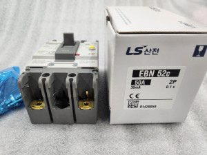 노13468 미사용 단상용 누전차단기   모델 LS  EBN52c   50A  2P