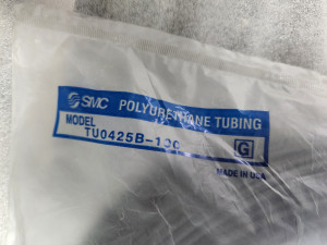주67797 SMC TU0425B-100 미사용 폴리우레탄튜브 흑색(불투명) 공압 피딩호스 4mm 길이100M