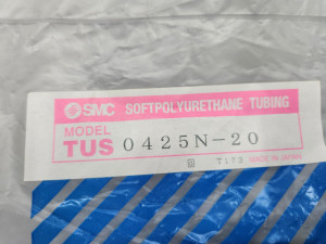 주67802 SMC TU0425N-20 미사용 폴리우레탄튜브 연황색(불투명) 공압 피딩호스 4mm 길이20M