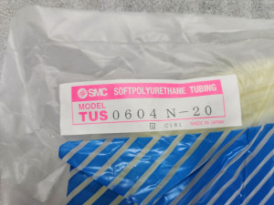주67804 SMC TU0604N-20 미사용 폴리우레탄튜브 연황색(불투명) 공압 피딩호스 6mm 길이20M