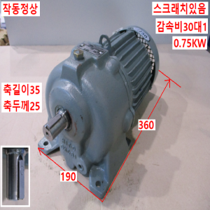 초30055/감속기어모터/TE-F/RPH/감속비30대1/효성