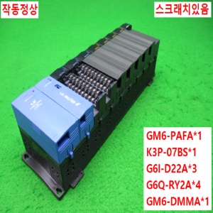 노14104/PLC세트/GM6-PAFA/K3P-07BS/G6I-D22A/G6Q-RY2A/GM6-DMMA/LS