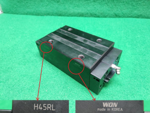 초12354 미사용 국내산 LM 가이드 블록 LM가이드 블럭 WON made in KOREA  H45RL 무게 약3k800g