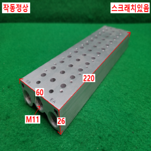 초13704/공압솔레노이드SY5120-SY5220용매니폴트블록/SS5Y5-20-12/모델명라벨없음