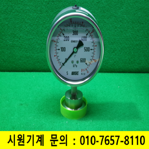 초10806/미사용정압압력게이지/EN837-1/WISE