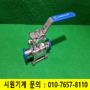 초16121/미사용진공볼밸브/304스텐/KJ1.5