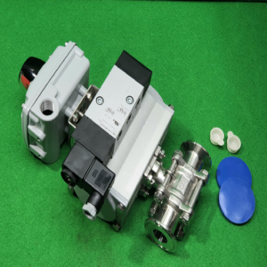 주50040/미사용공압식진공밸브/자동밸브/304스텐레스밸브/볼밸브/KJ1