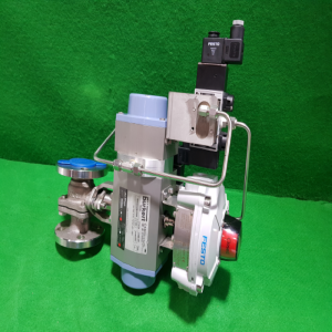 주55127/미사용공압식후렌치자동밸브/스텐레스밸브/볼밸브/150-1CF8/AP03DA0BX2XIS