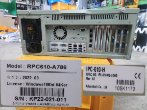 52529/미사용 PC 컴퓨터 IPC-610-H / RPC610-A786 / AIMB-786 / i7-8700 / M378A1G44AB0-CWE / IPC-610MB-00HD