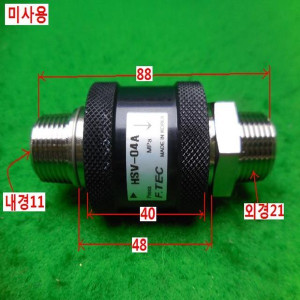 19244/미사용공압핸드슬라이드밸브/HSV-04A/F.TEC