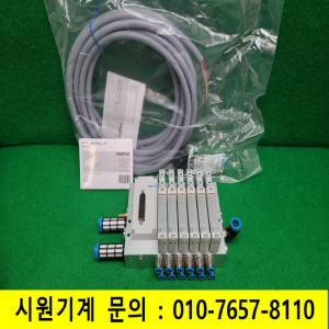 노29082/미사용공압솔레노이드밸브,케이블세트/VUVG-B14-P53C-ZT-F-1T1L/FESTO